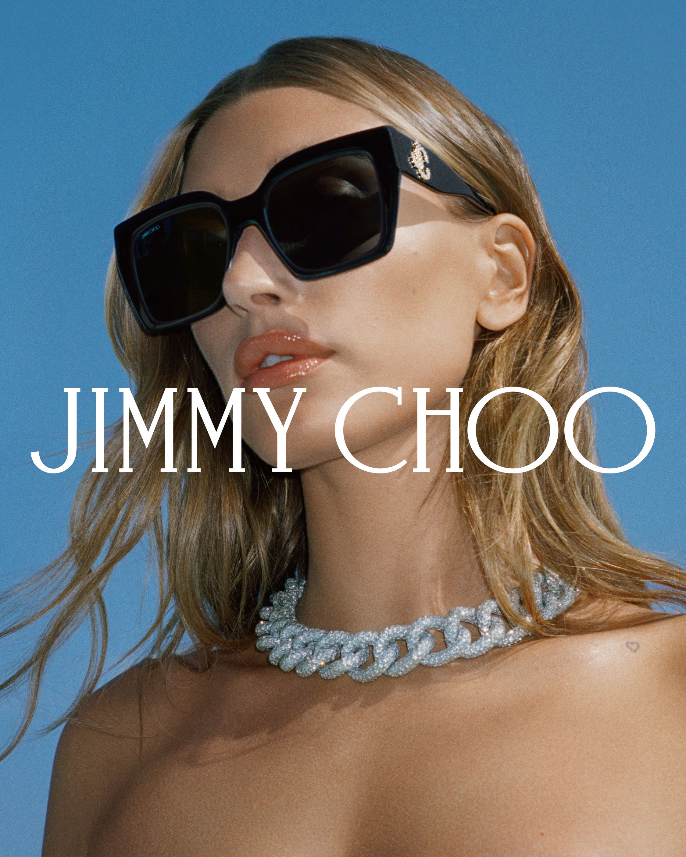 Time to Dare: Hailey Bieber Models JIMMY CHOO Spring 2022 Collection