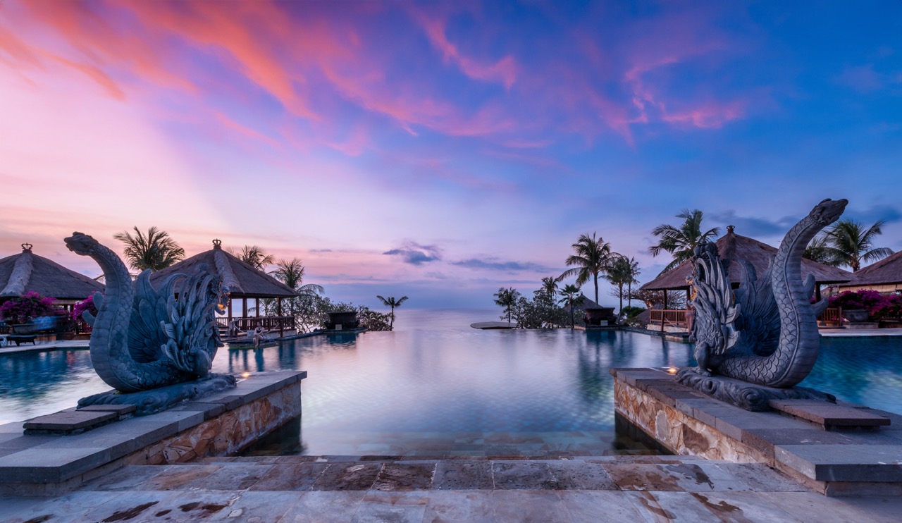 Main Pool Of AYANA Resort Bali During Nyepi Large 